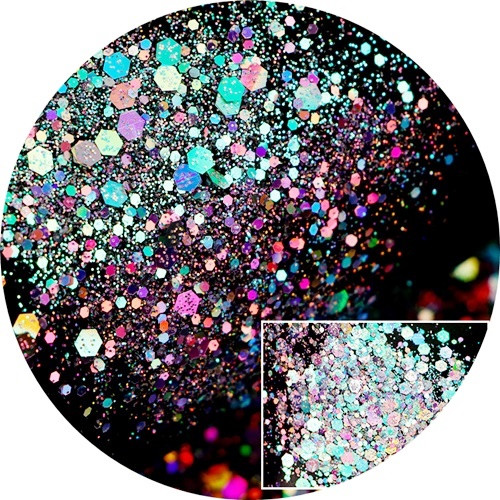 Holographic Chamäleon Glitter mix #100