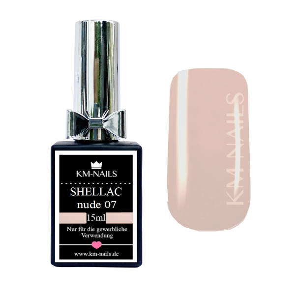 KM-Nails Shellac nude 07 in 15ml