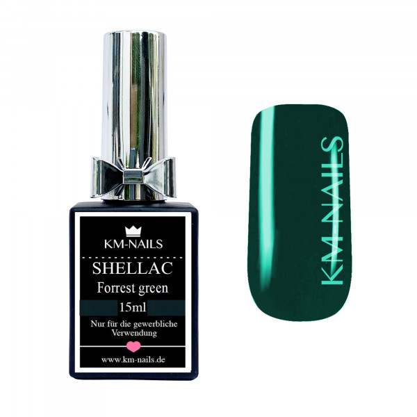 KM-Nails Shellac forrest green 15ml