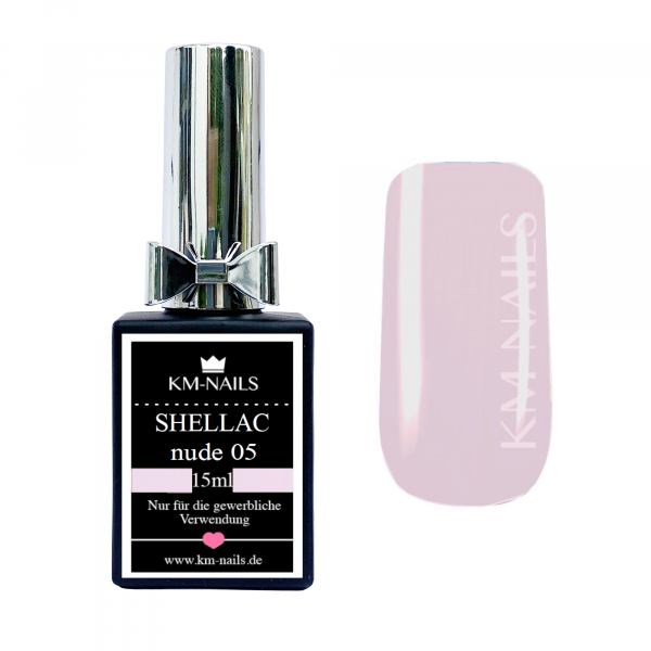 KM-Nails Shellac nude 05 in 15ml