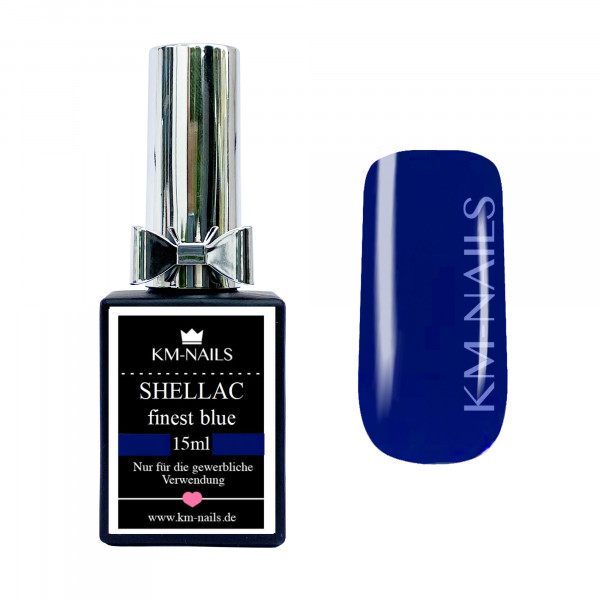 KM-Nails Shellac finest blue 15ml