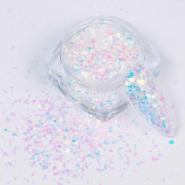 Opal Glitter Flakes spezial irisierend #02