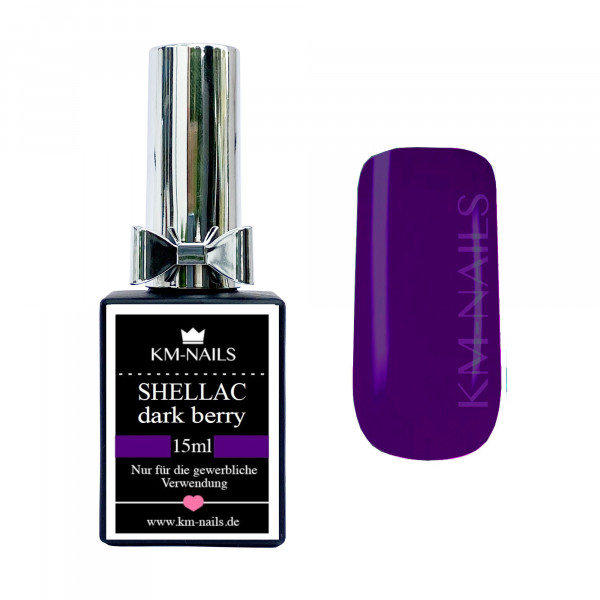 KM-Nails Shellac dark berry 15ml