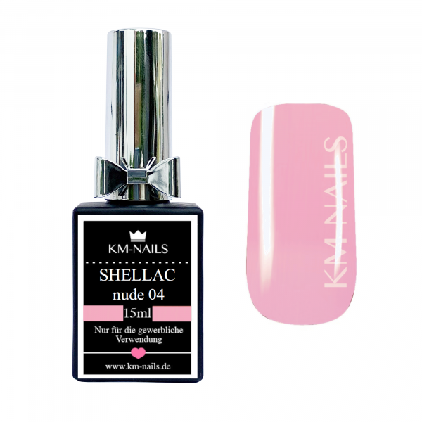 KM-Nails Shellac nude 04 in 15ml