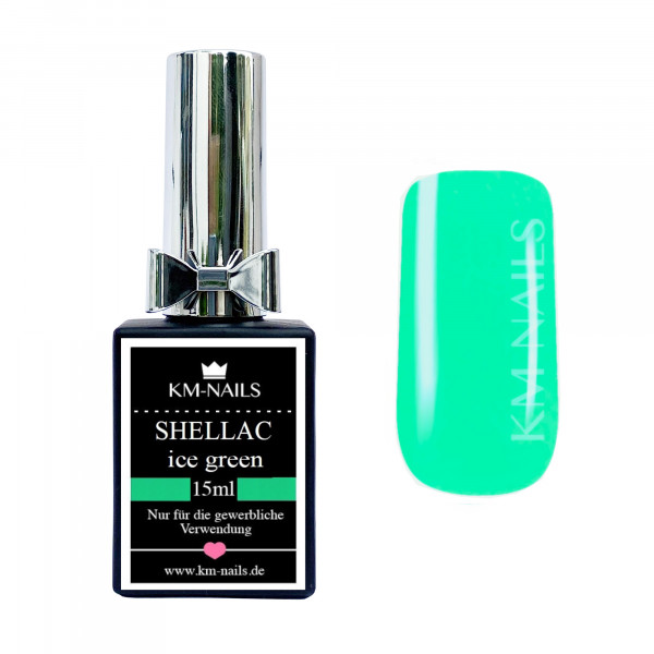 KM-Nails Shellac ice green 15ml