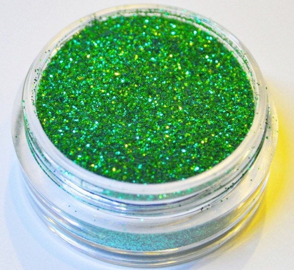 Glitter grün 0,2 mm fein Studio Größe