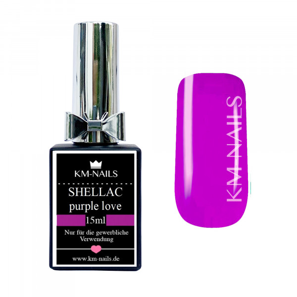 KM-Nails Shellac purple love