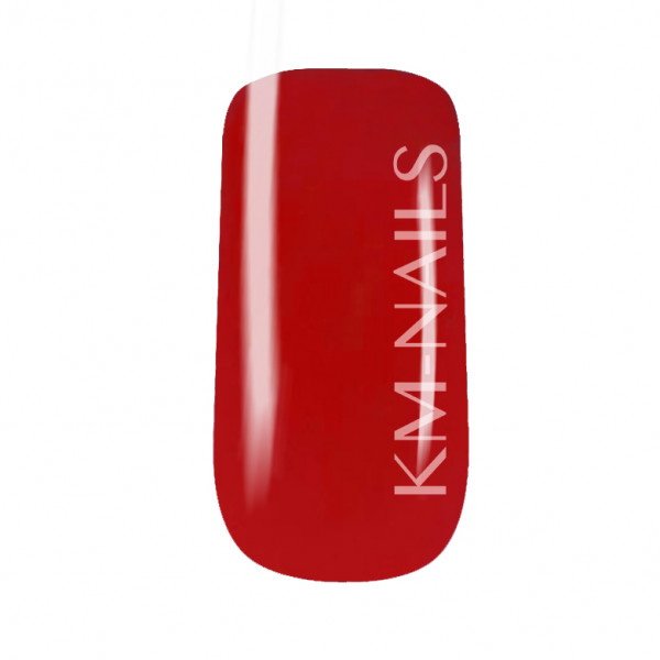 KM-Nails Shellac top red