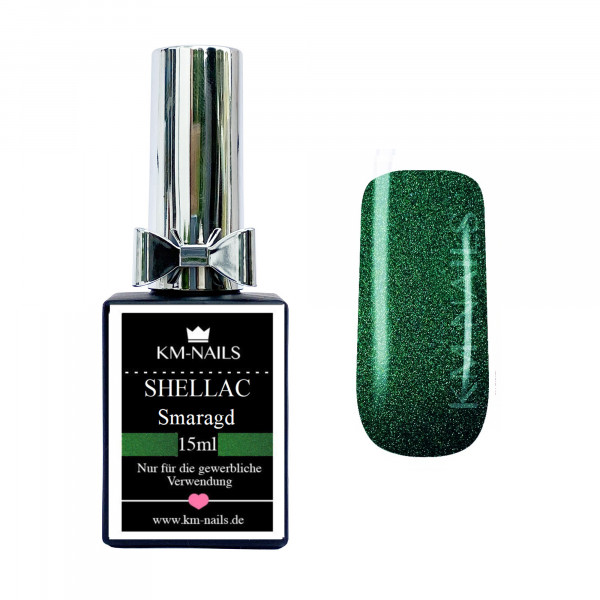 KM-Nails Shellac Smaragd